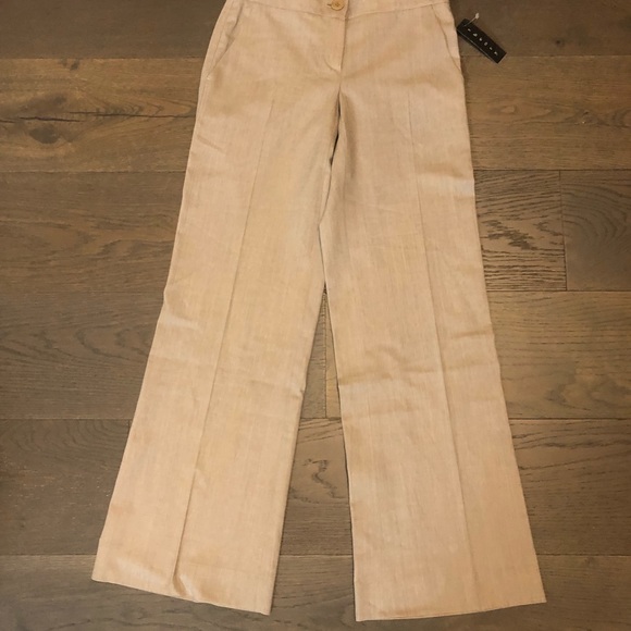 Theory camel color wool pants sz 0 NWT - Picture 4 of 5